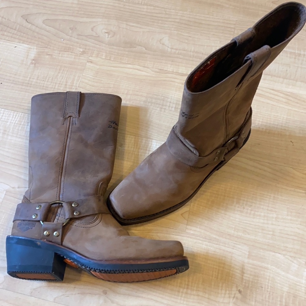 Genuine Harley Davison Boots (Brown)